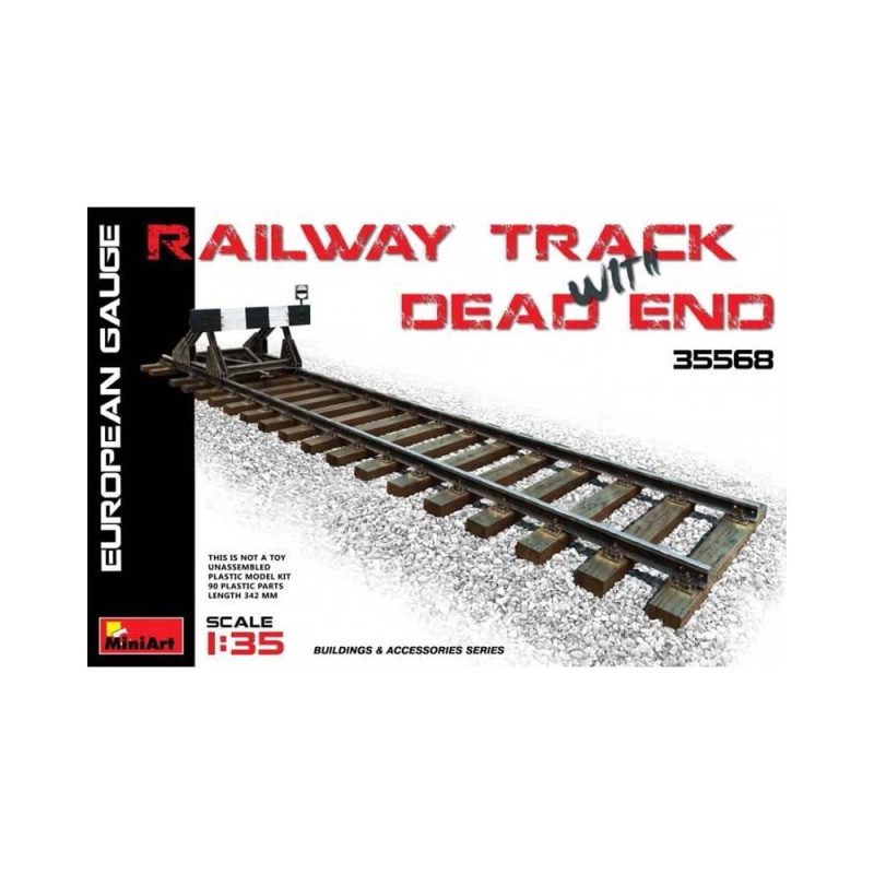 Miniart Railway Track and Dead End (1/35) 35568