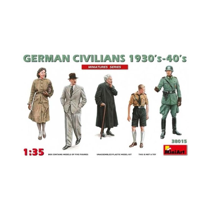 Miniart German Civilians 1930-40s (1/35) 38015