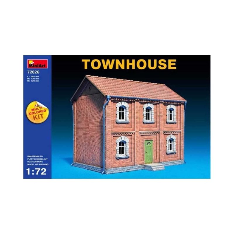 Miniart Townhouse (Multi Coloured Kit) (1/72) 72026