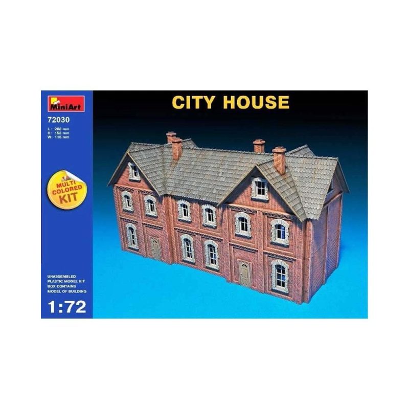 Miniart City House (Multi Coloured Kit) (1/72) 72030