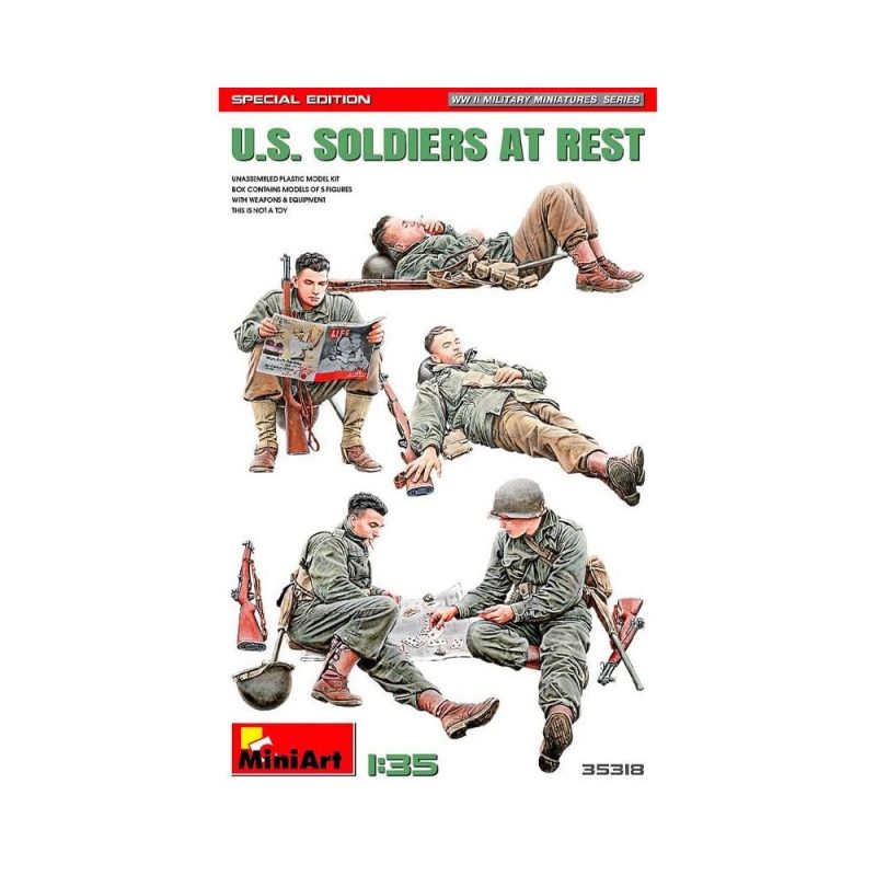 Miniart U.S. Soldiers at Rest (1/35) 35318