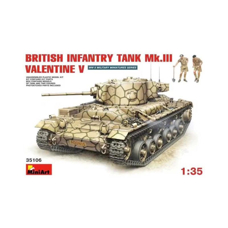 Miniart British Tank Valentine Mk.V (1/35) 35106