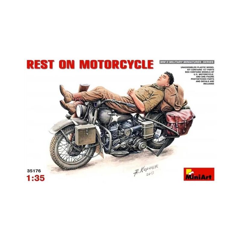 Miniart Rest on Motorcycle (1/35) 35176