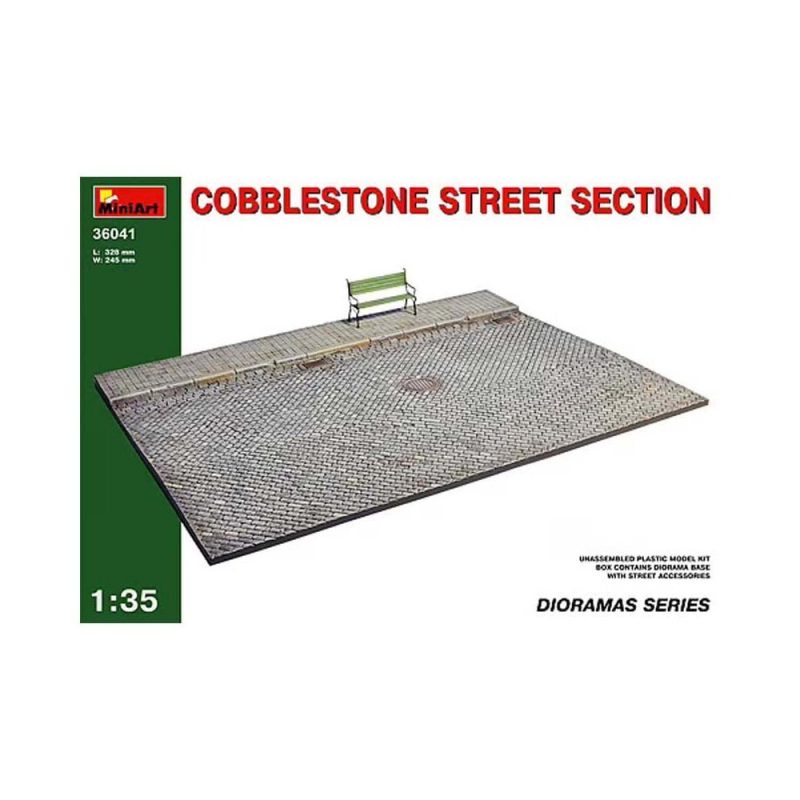 Miniart Cobblestone Street Section (1/35) 36041