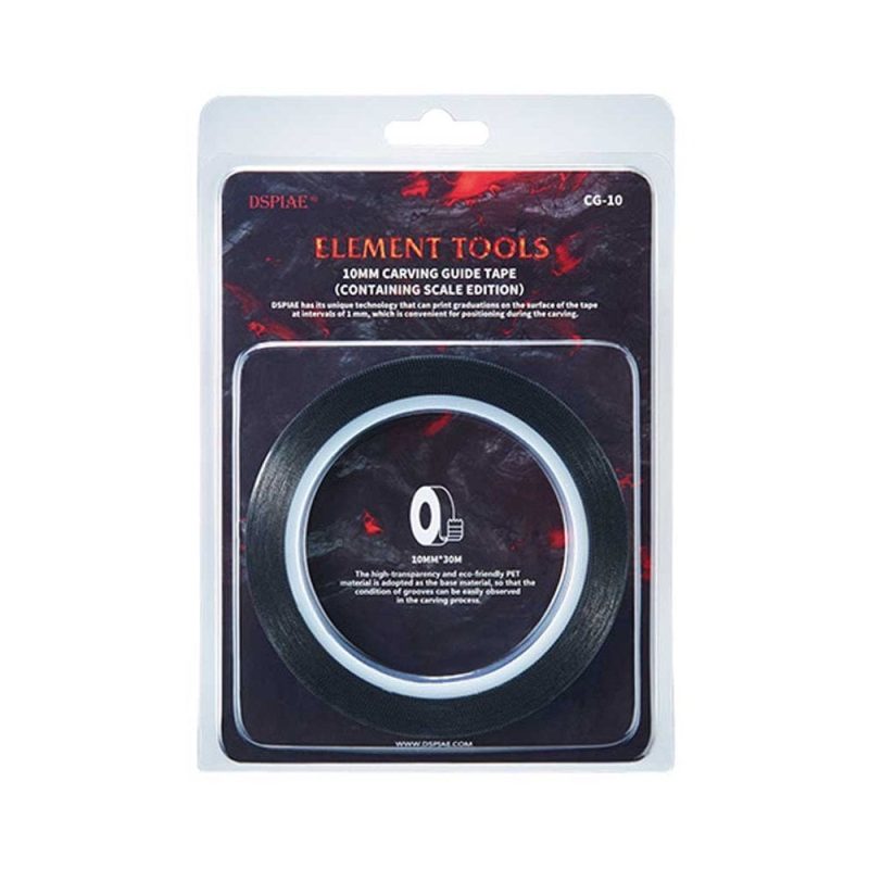 DSPIAE 3mm Adhesive Backed Tape Measure with Hard Edges 30m CG-03