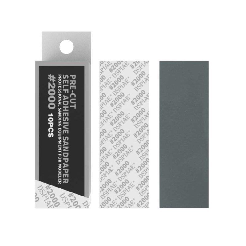 DSPIAE 2000# Die-Cutting Adhesive Sandpaper MSP-2000