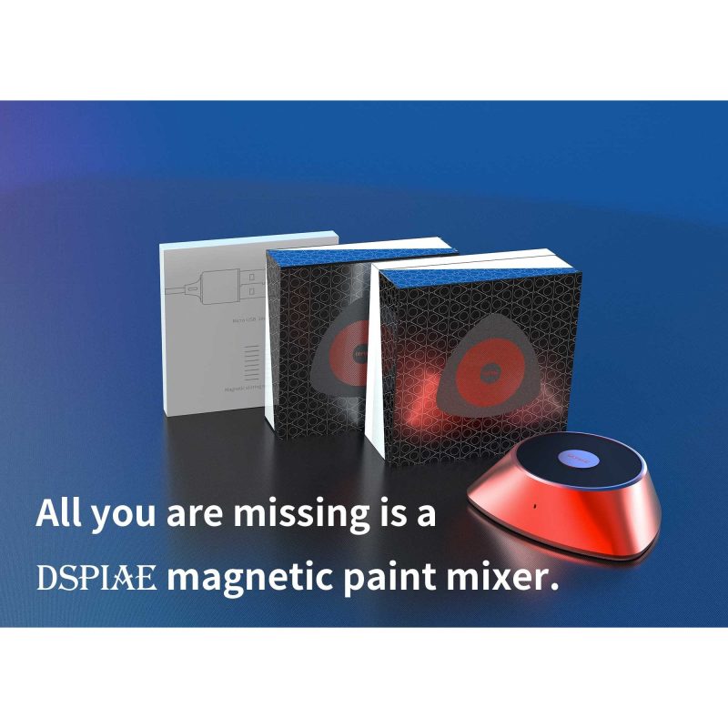 DSPIAE Portable Magnetic Paint Mixer MS-01