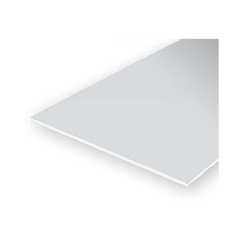 Evergreen White Sheet Styrene (0.38mm) (3pk) EG9015