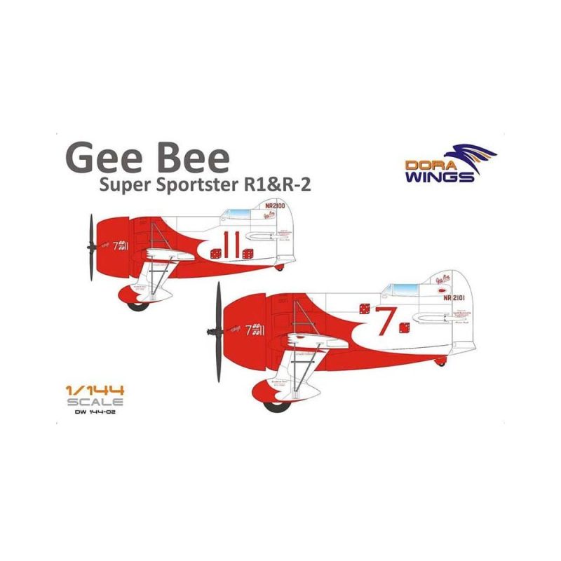 1/144 Gee Bee Super Sportster R1&R-2 (2 in 1) Dora Wings K14402