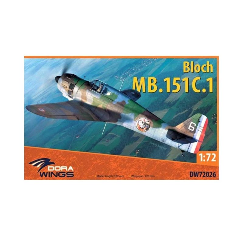 1/72 Bloch MB.151 C.1 Dora Wings 72026