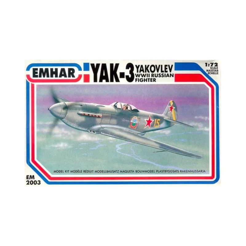 1/72 Yak-3 Soviet WWII Fighter Emhar EM2003