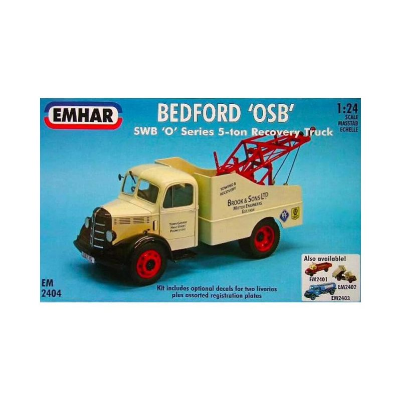 1/24 Bedford O Series SWB Recovery Truck Emhar EM2404