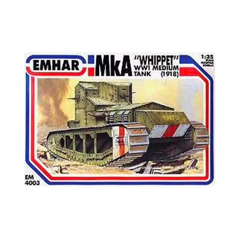 1/35 Mk A 'Whippet' WWI Medium Tank Emhar EM4003