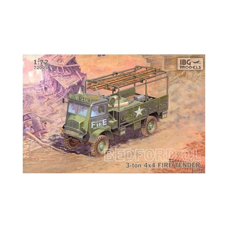IBG Models Bedford QL Fire Tender (1/72) 72005
