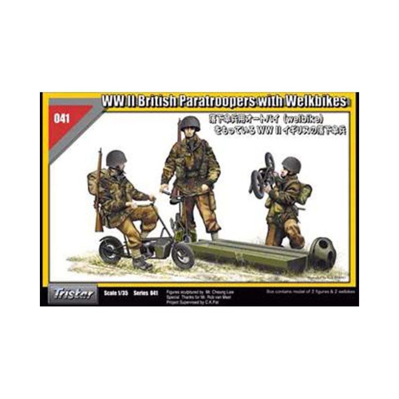 IBG Models WWII British Paratroopers With Welbikes (1/35) Tristar