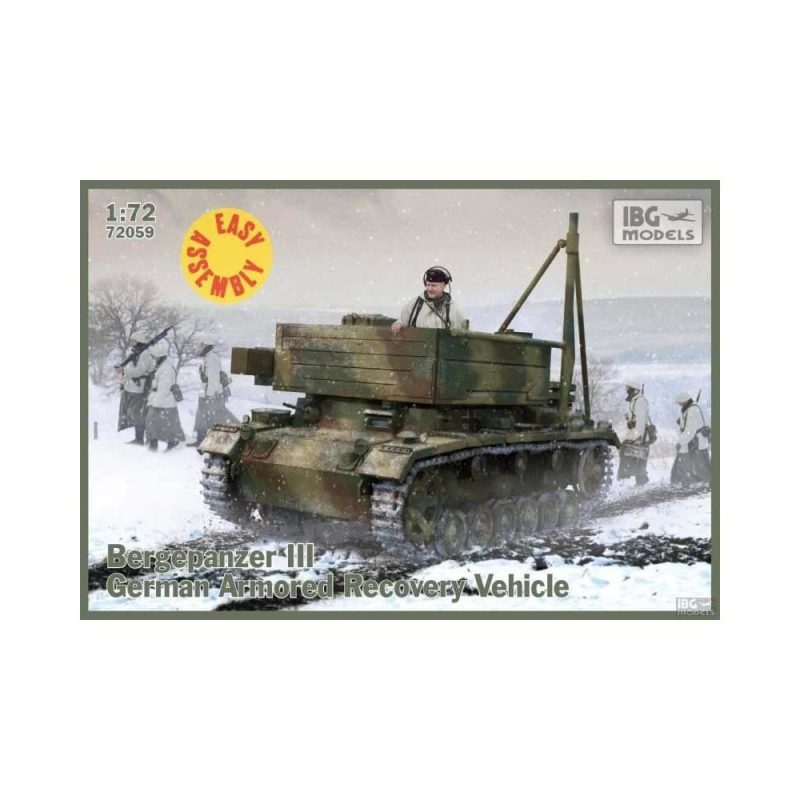 IBG Models Bergepanzer III German Armored Recovery Vehicle (1/72) 72059