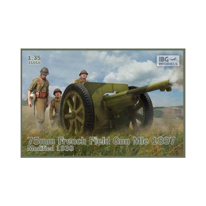 IBG Models 75mm French Field Gun Mle 1897 ? Modified 1938 (1/35) 35056