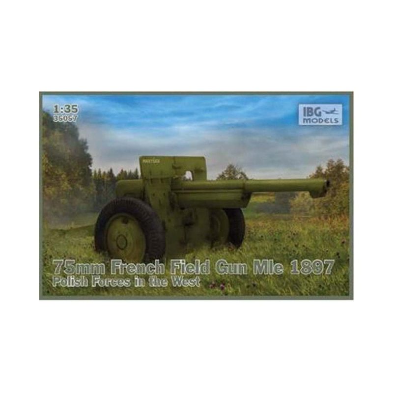 IBG Models 75mm French Field Gun Mle 1897 ? Polish Forces in the West (1/35) 35057