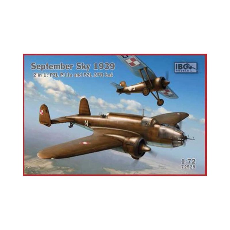 IBG Models PZL 11A and PZL37BL (1/72) 72528