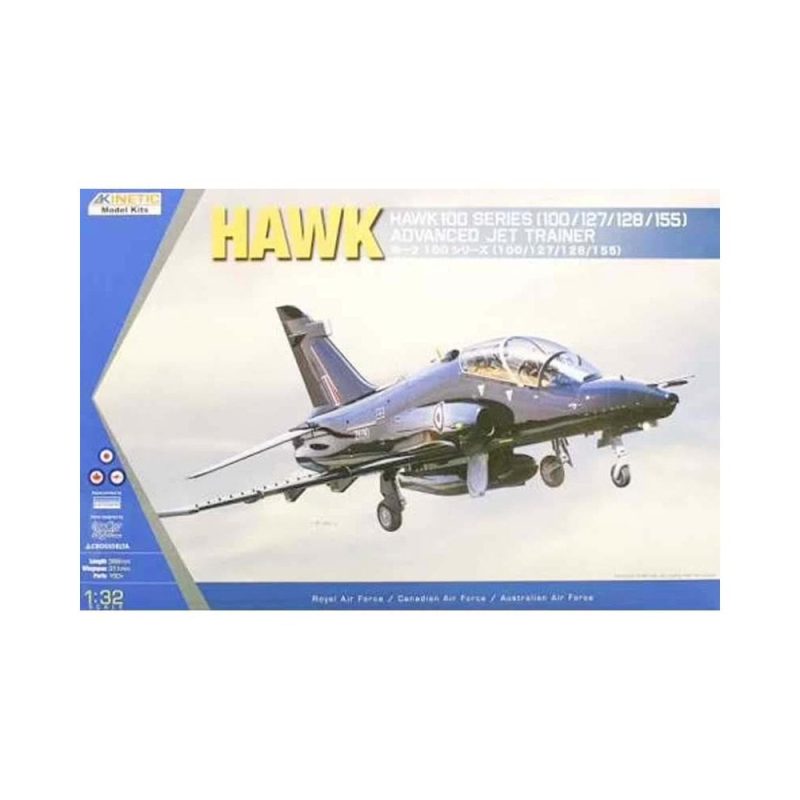 1/32 Hawk 100 Series (100/127/128/155) Advanced Jet Trainer Kinetic 3206