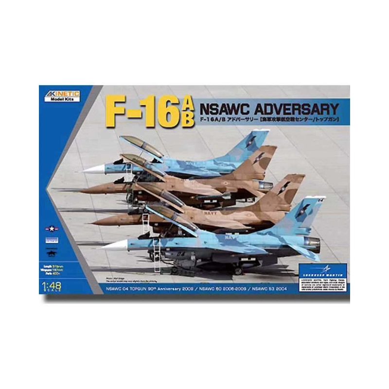 1/48 F-16A/B NSAWC Adversary Kinetic 48004