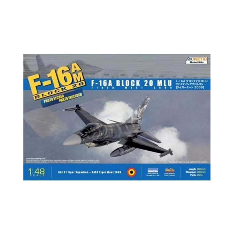 1/48 F-16A Block 20 MLU Kinetic K48036