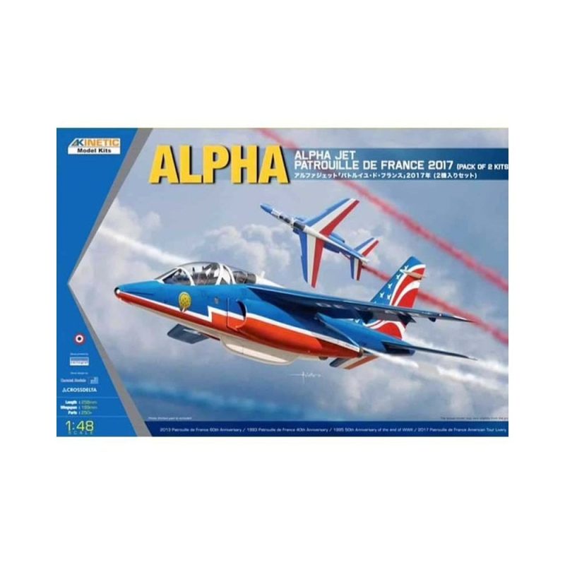 1/48 Alpha Jet Patrouille de France 2017 Kinetic K48064