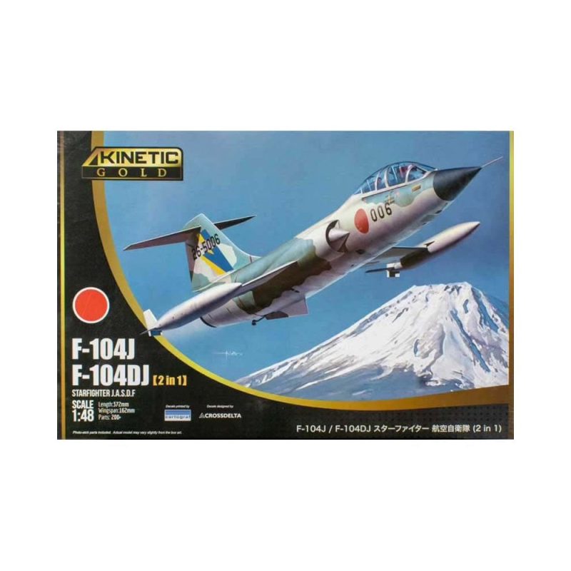 1/48 F-104J F104DJ Starfighter J.A.S.D.F. [2 in 1] Kinetic 48092