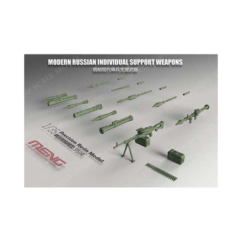 1/35 Russian Weapons (Resin) Meng Model SPS-048