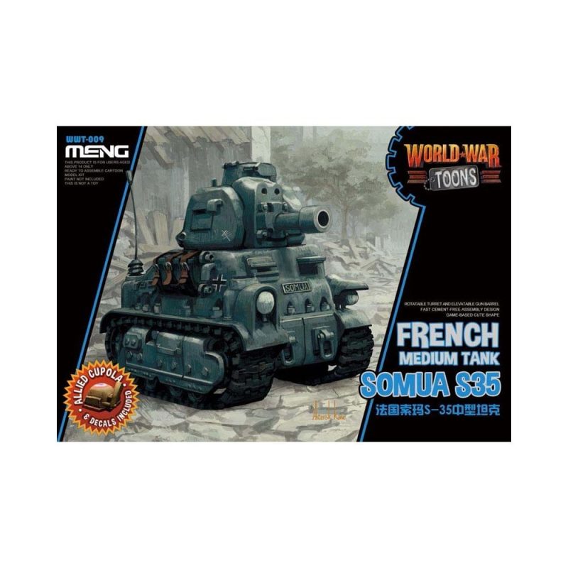French Tank Somua S-35 World War Toon Meng Model WWT-009