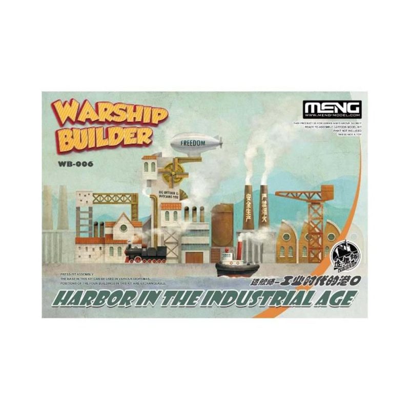 Warship Builder - Harbor in the Industrial Age Meng Model WB-006