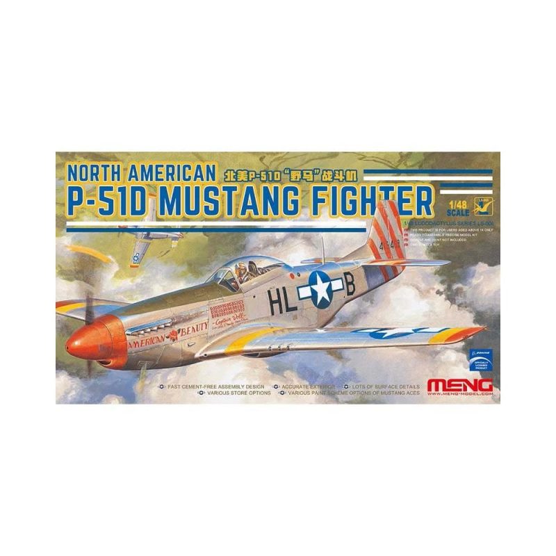 1/48 US P-51D Mustang Meng Model LS-006