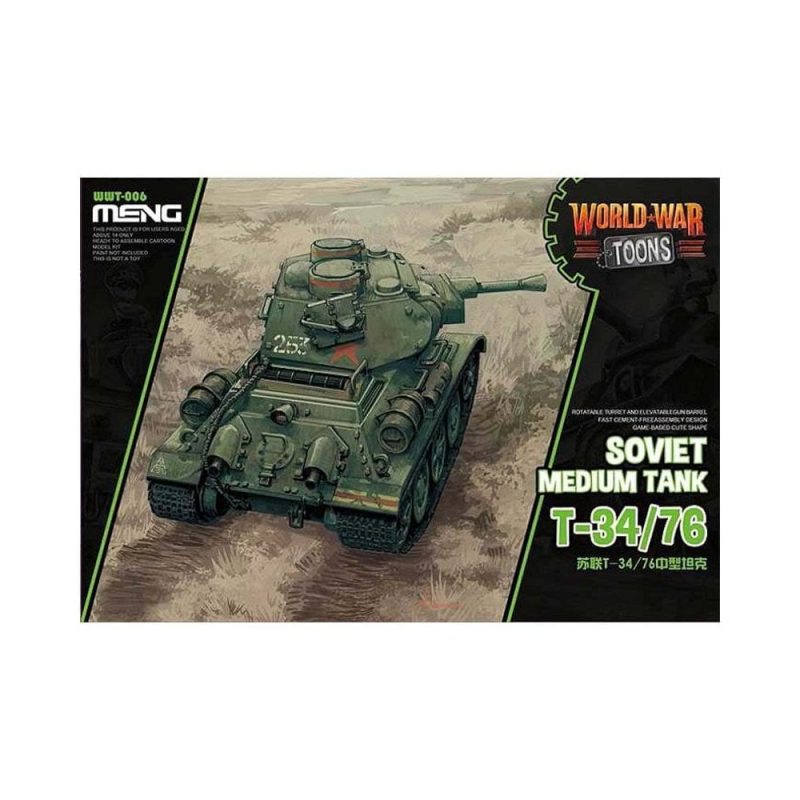 Soviet T-34/76 World War Toon Meng Model WWT-006