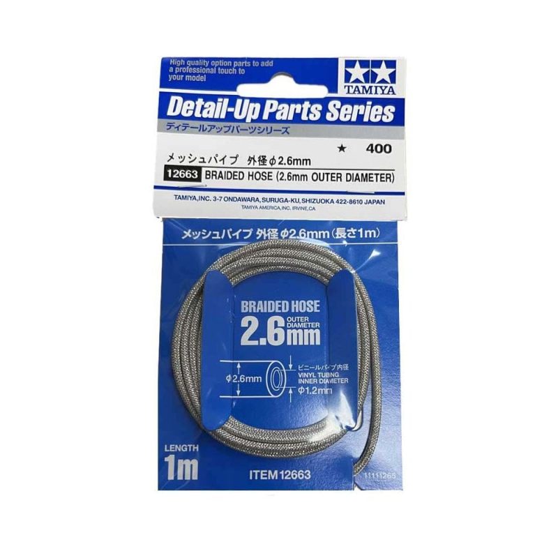 Tamiya Braided Hose (2.6mm) 12663