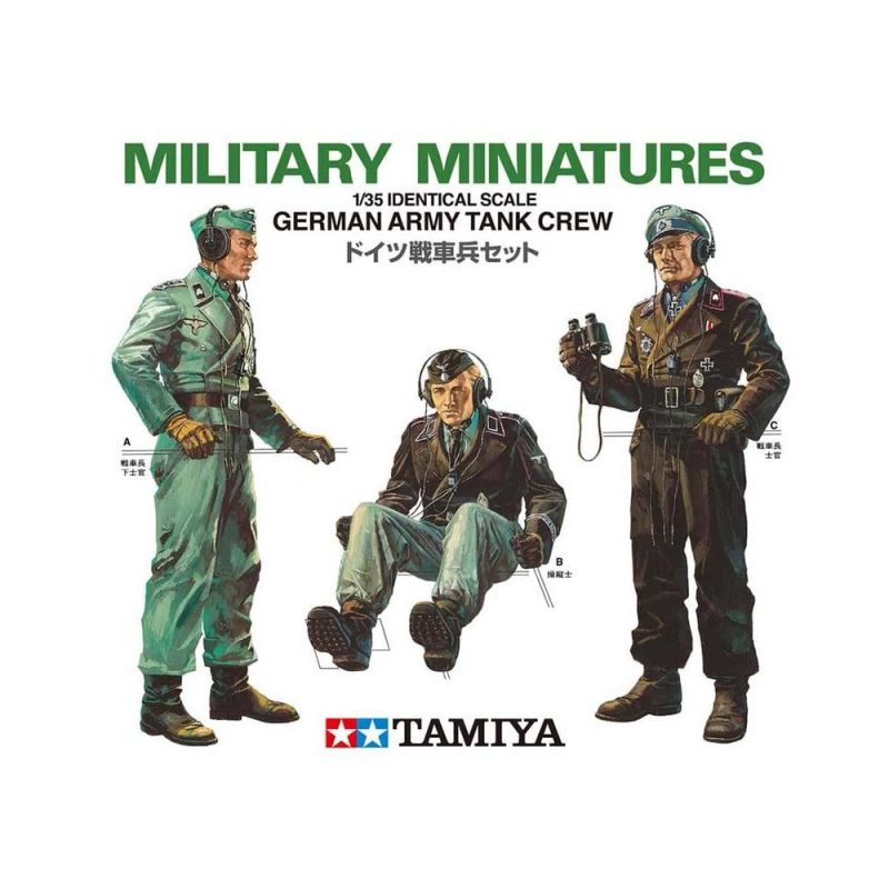Tamiya German Army Tank Crew (1/35) 35001