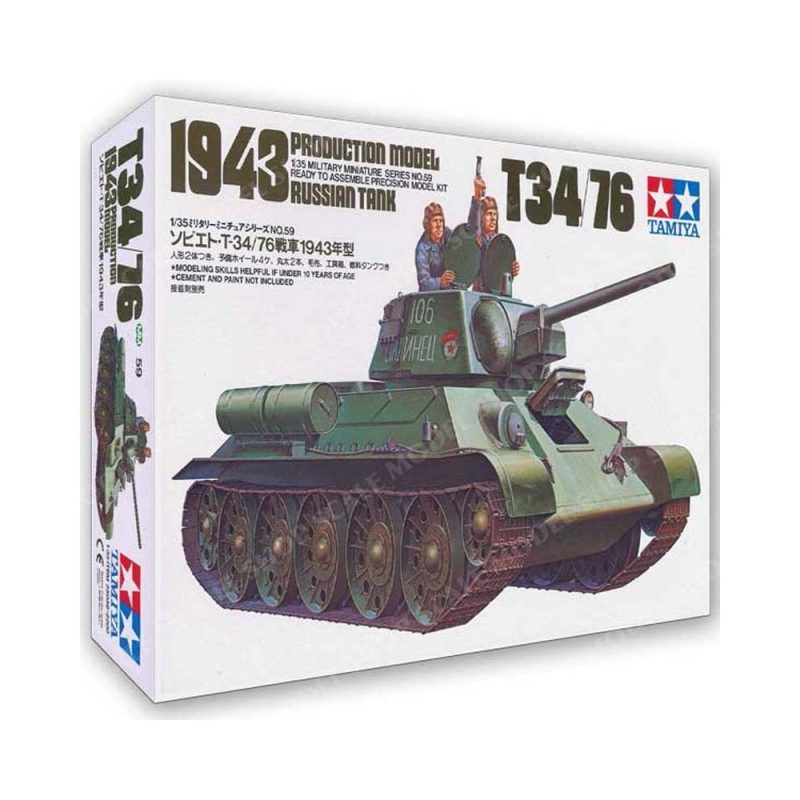 Tamiya Russian T34/76 1943 Tank (1/35) 35059