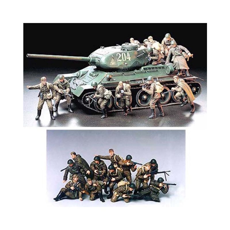 Tamiya Russian Army Assault Infantry Figures (1/35) 35207