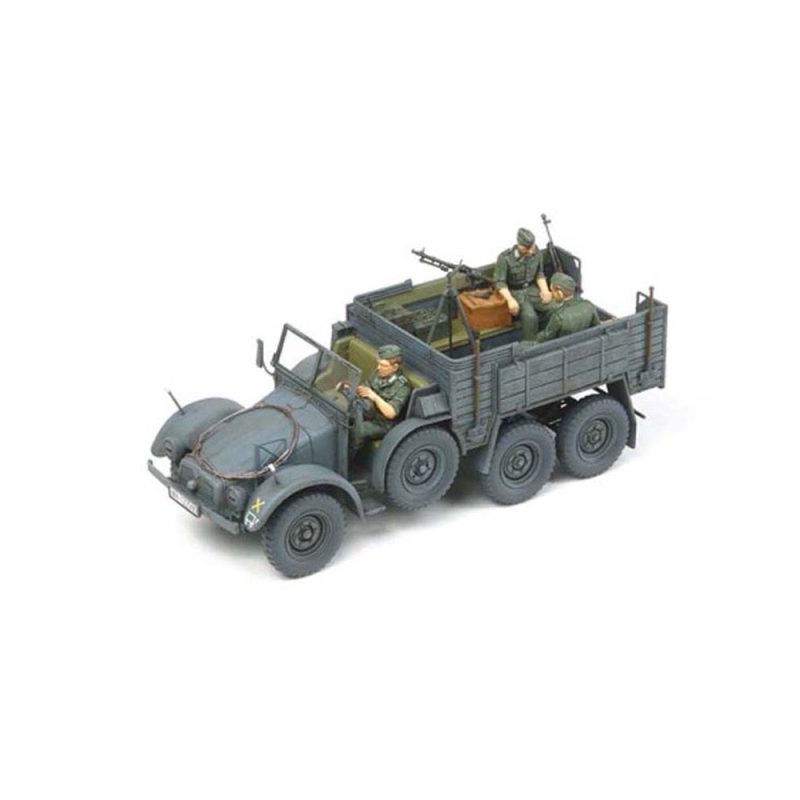 Tamiya German 6X4 Truck Krupp Protze 3 Figures (1/35) 35317