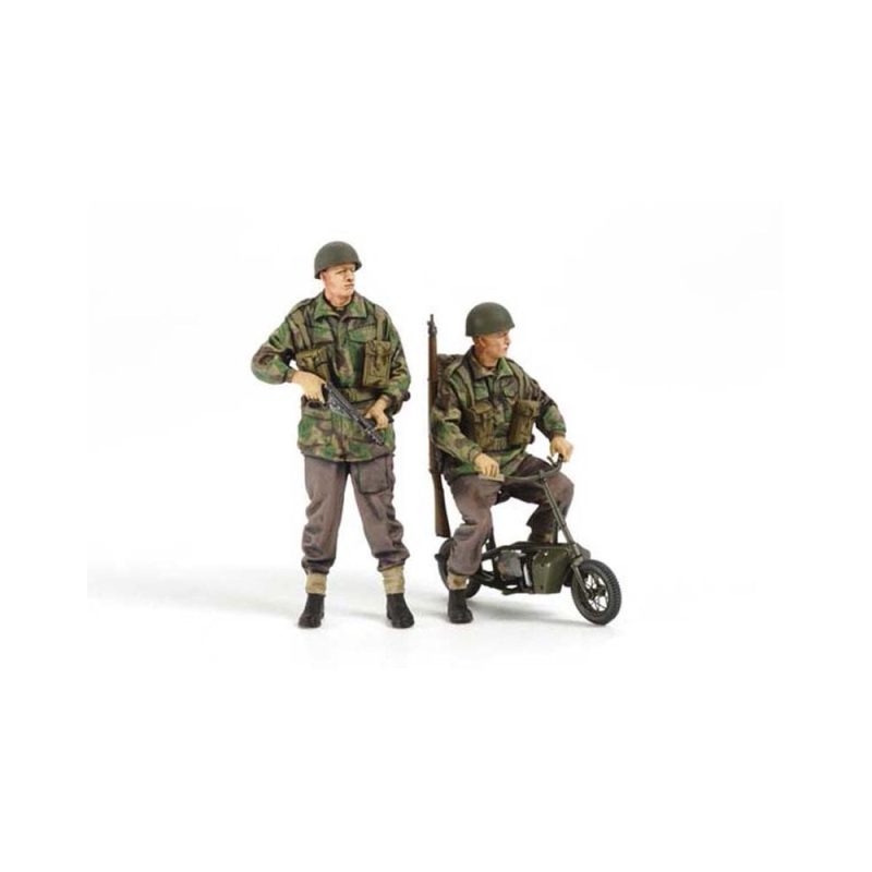 Tamiya British Paratroopers With Small Motorcycle (1/35) 35337