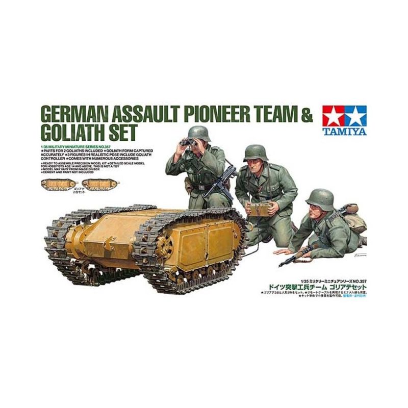 Tamiya German Pioneer Team with Goliath (1/35) 35357