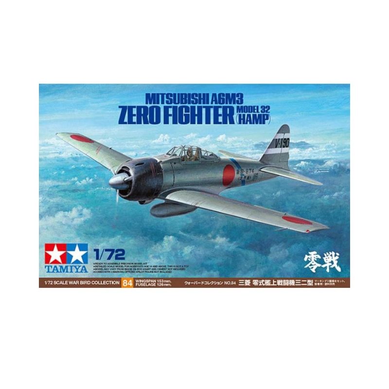 Tamiya A6M3 Zero Model 32 Hamp (1/72) 60784