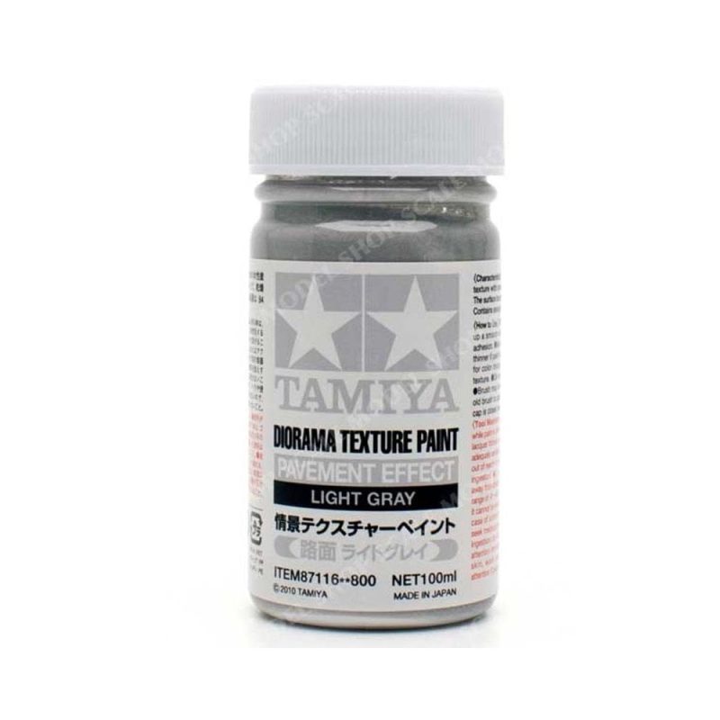 Tamiya Pavement Light Grey Diorama Texture Paint (100ml) 87116