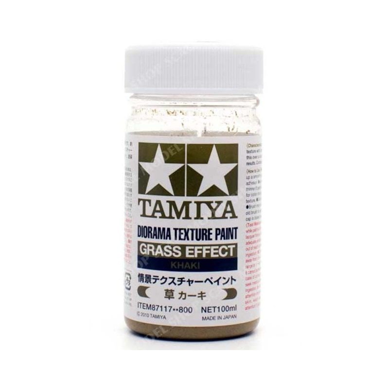 Tamiya Grass Effect Khaki Diorama Texture Paint (100ml) 87117