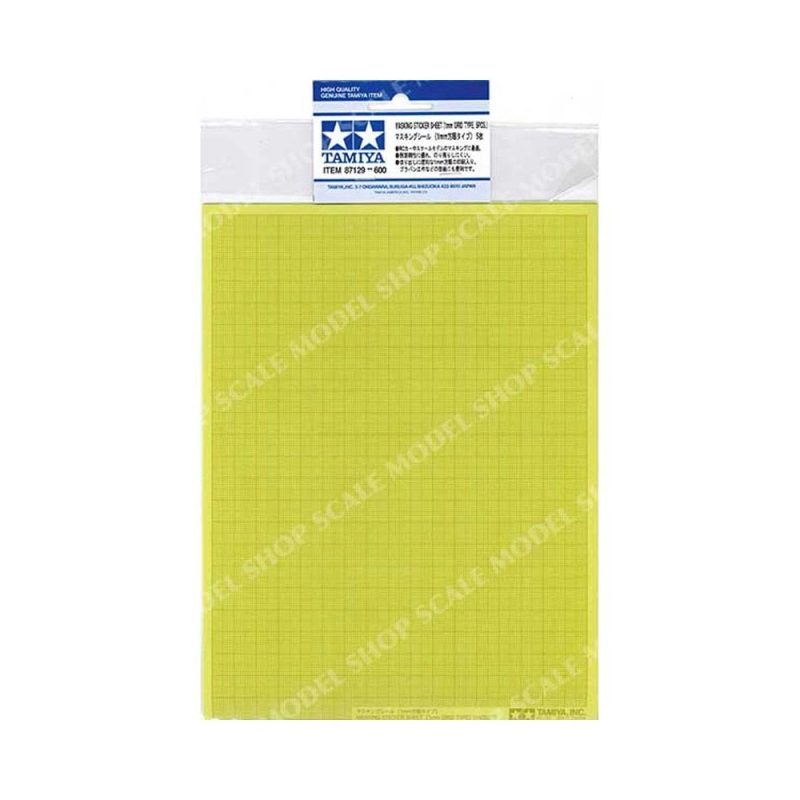 Tamiya Masking Sheets 1mm Grid (5pk) 87129