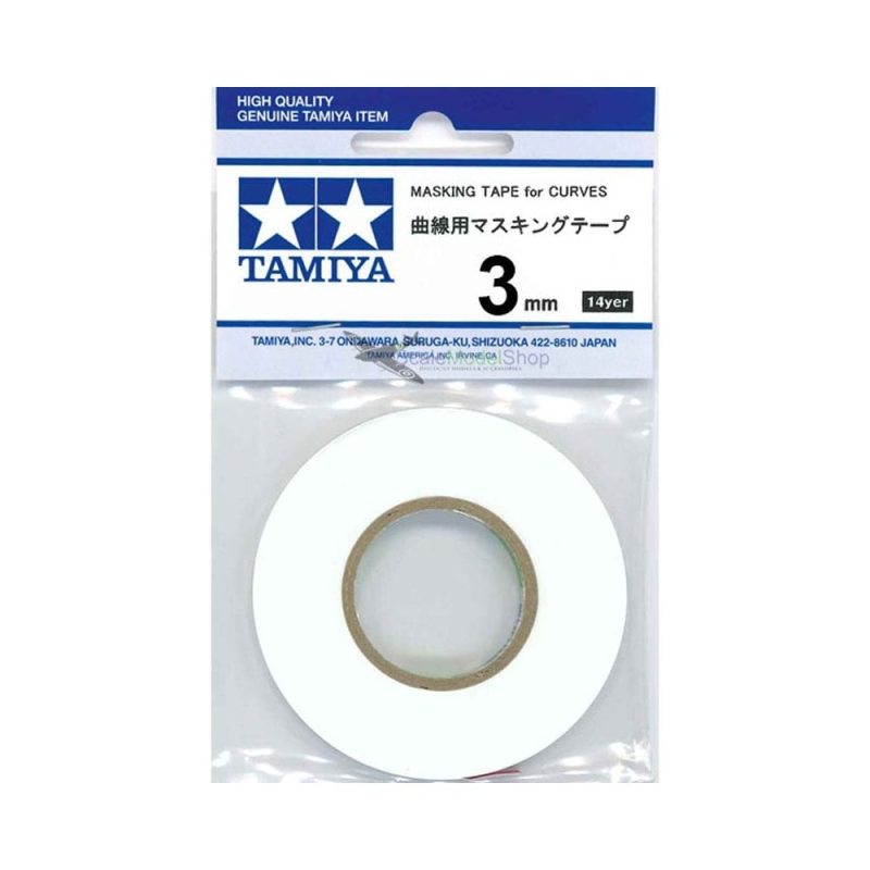 Tamiya Masking Tape for Curves (3mm) 87178