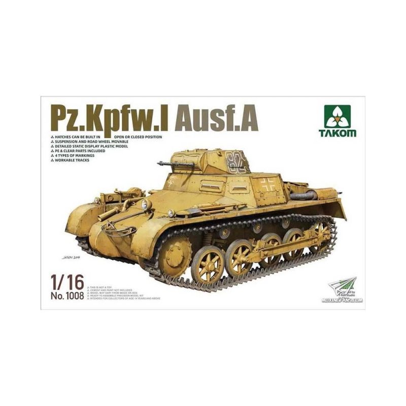 Takom Pz.Kpfw.I Ausf.A (1/16) 01008