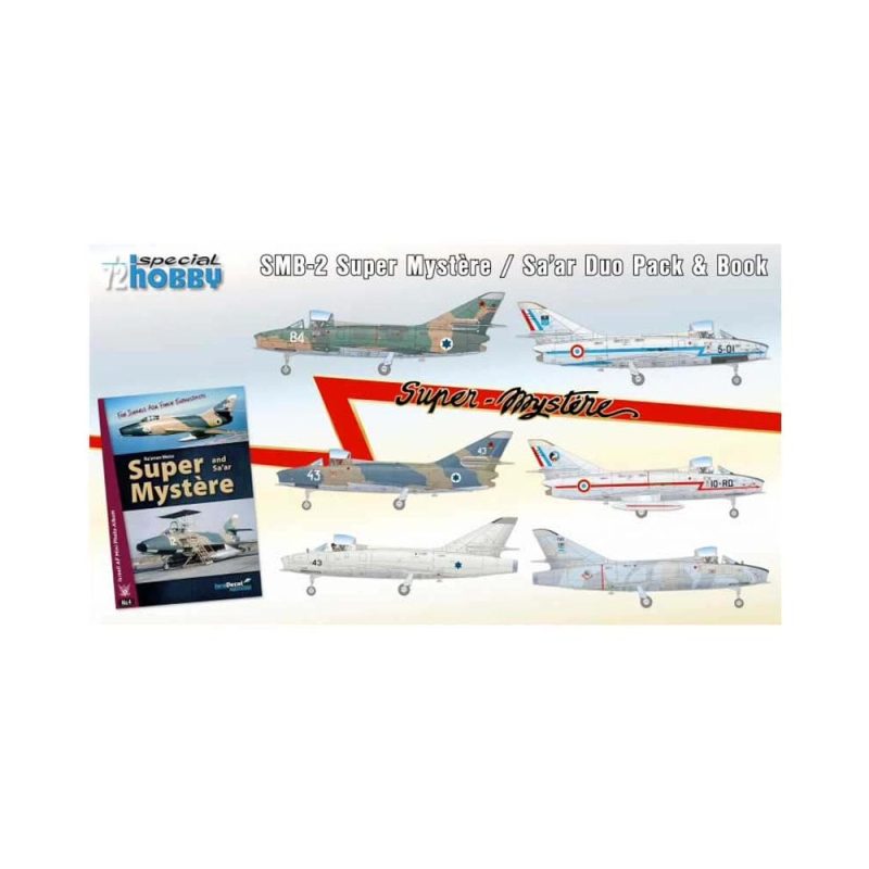 Special Hobby SMB-2 Super Mystere / Sa'ar Duo Pack & Book 72417 (1/72) SH72417