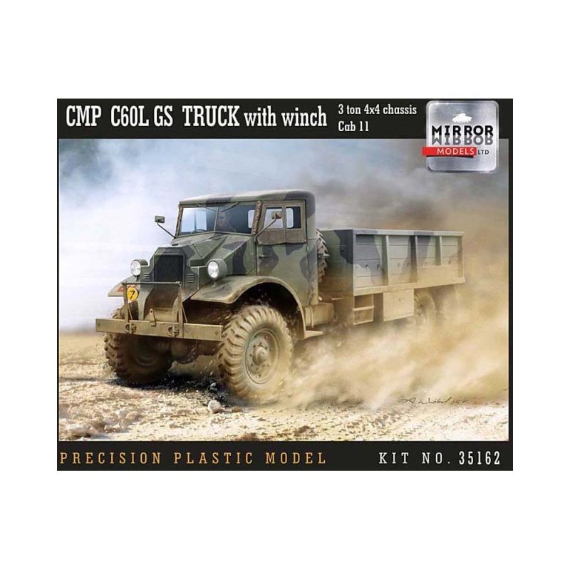 1/35 CMP C60L GS Truck with winch, 3 ton 4x4 Mirror Models 35162