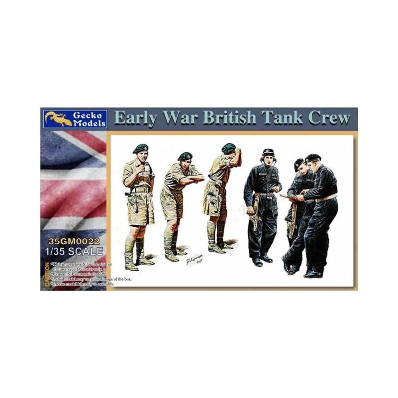 Gecko Models Early War British Tank Crew (1/35) 35GM0022