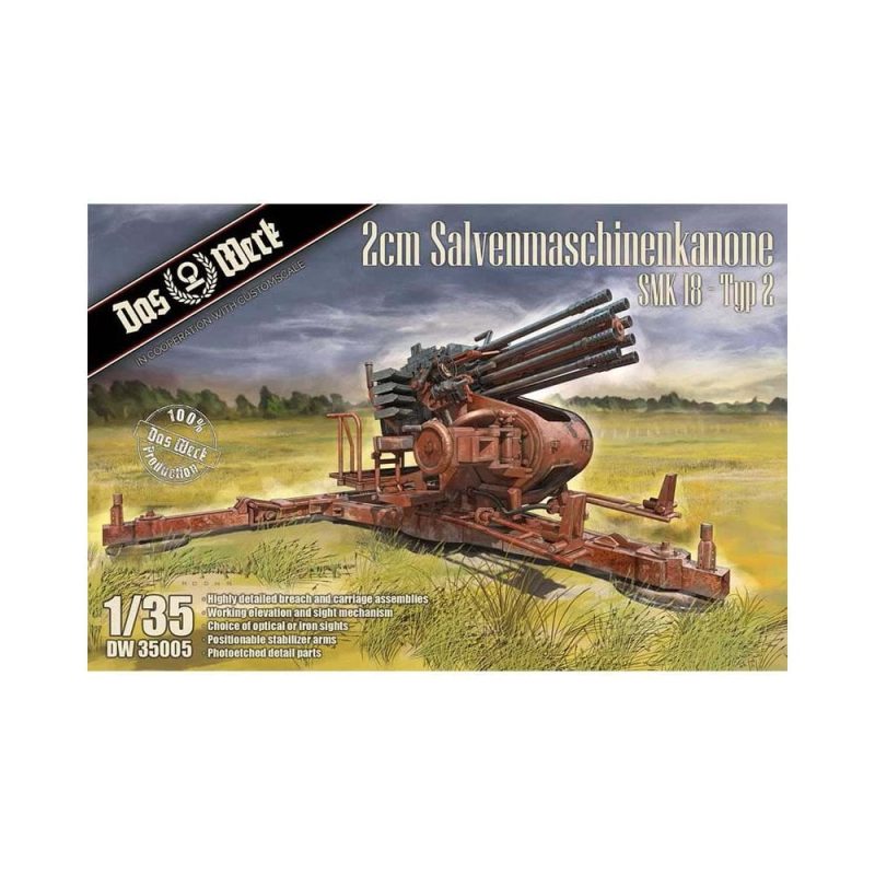 Das Werk 2cm Salvenmaschinenkanone (1/35) DW35005